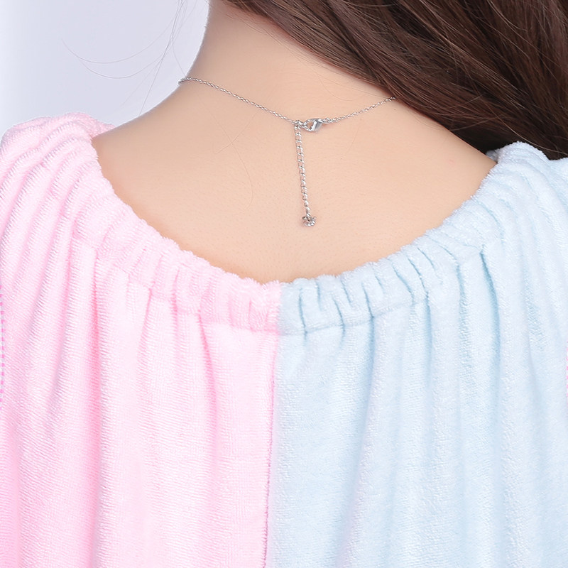 新品浴巾可穿成人女抹胸浴袍套头浴裙性感K浴衣比纯棉吸水睡衣袍