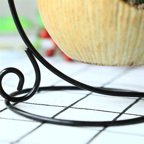 极速European Ironm Frame Hanging Basket Landscape Geometric