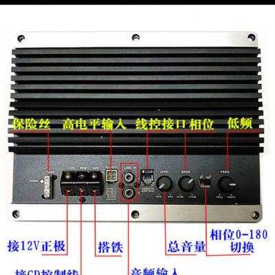 极速重低音功e放板纯超重低发烧12V有源10寸12寸汽车低音炮功放板