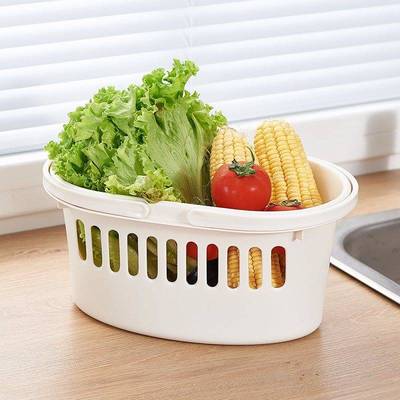 极速Korean bathroom pshower basket hand basket receive baske