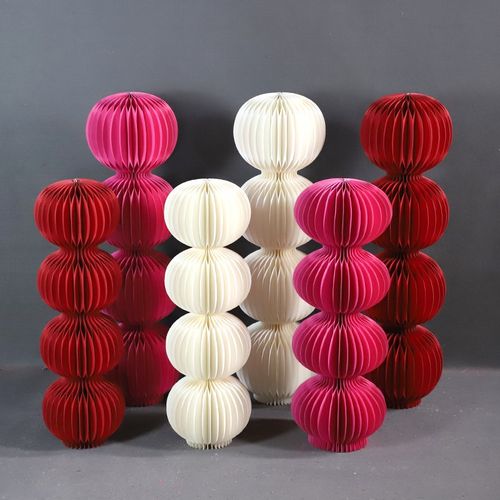 极速新款婚e庆折叠纸质灯笼柱婚礼迎宾区甜品台罗马柱圆柱订婚宴