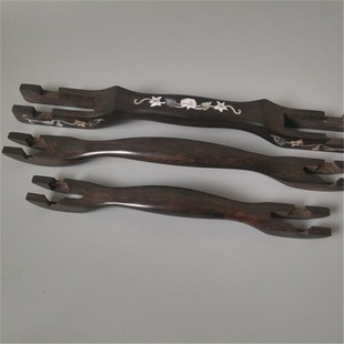 极速鸟笼提e手 提把 扁担红子靛颏画眉鸟笼提杆 挑杆乌木实木笼把