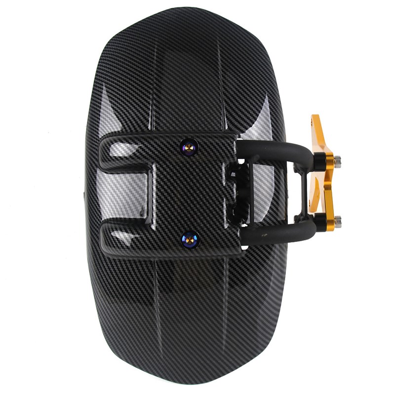 极速适用yamaha雅马哈nmax155摩托塑胶水转P印碳纤维纹路后挡泥板