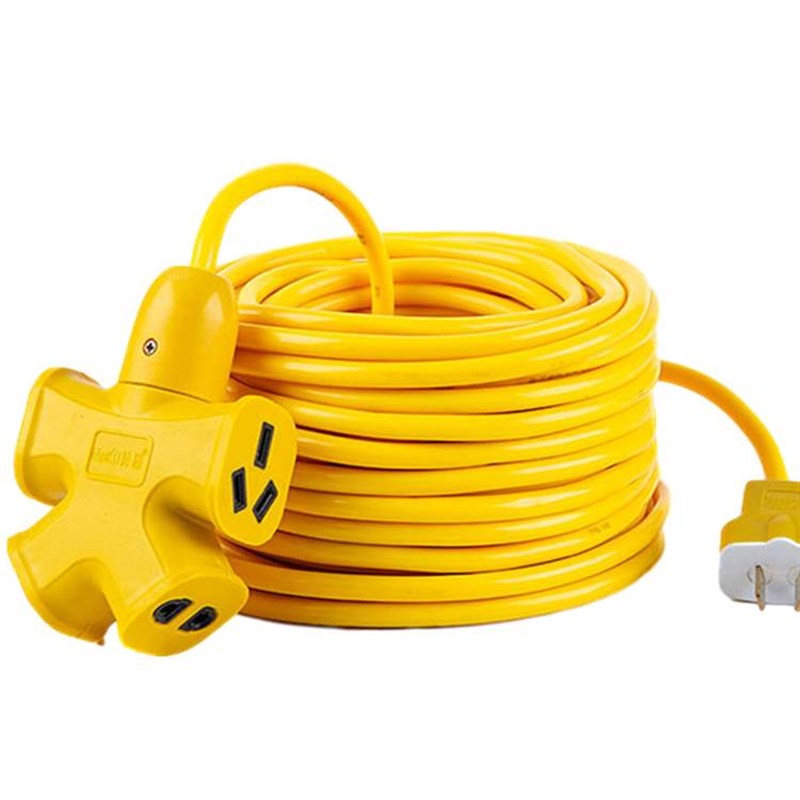 极速筋软电缆3芯2/1.5/2.5芯A4/6平方纯O铜电线防水 防冻 耐磨