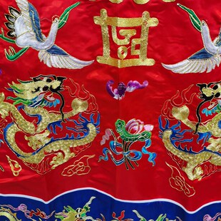 极速道家用品 金丝s法衣 带水袖五龙衣 道家金线法衣