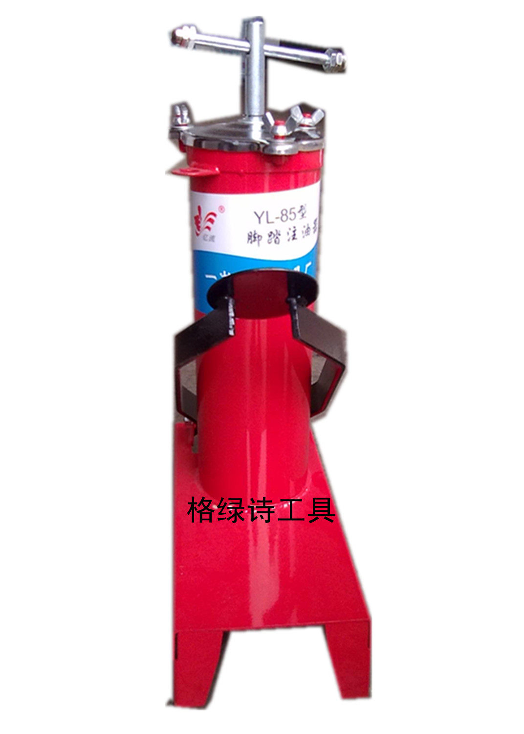 极速【格绿诗工具】脚踏式注油器  5L 黄油泵 黄油V枪 加注机器注