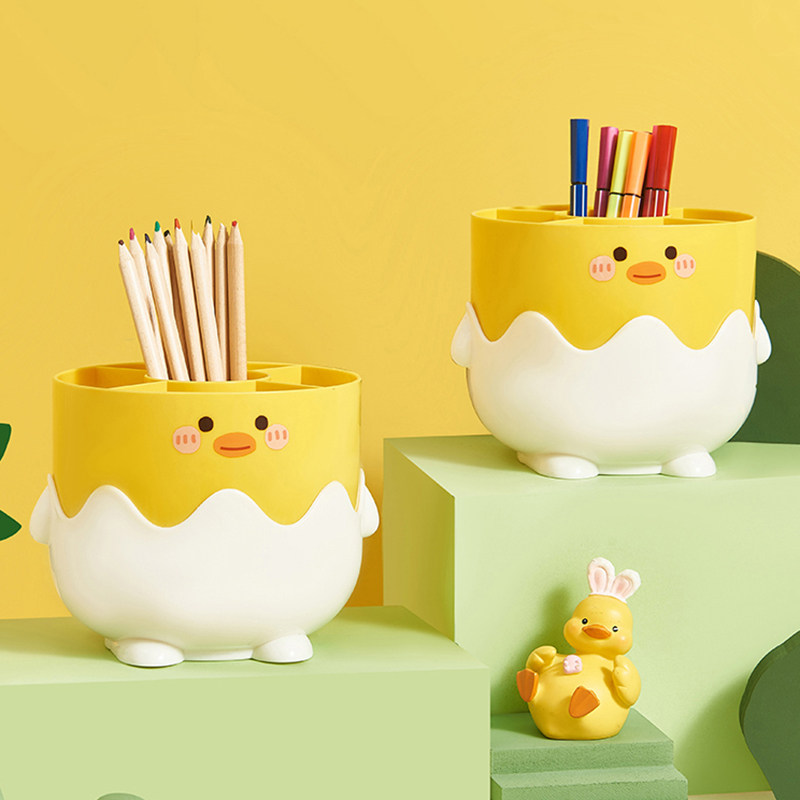 极速化妆刷收纳筒桌面眉笔筒眼影C刷子桶创意口红整理盒办公室桌