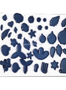 极速79Pcsd Fondant Plunger Cutter Number Leaf-Star Shape