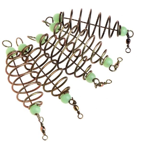 极速5 Pcs/Set Fishing Bait Spring LurGe Inline Hanging Tackl
