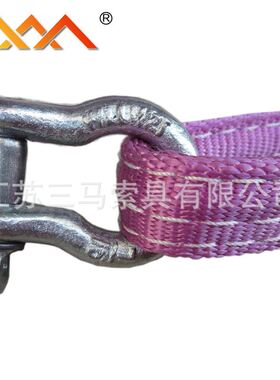 极速索具组合型聚酯纤维吊t绳紫色扁平吊装带加厚工业起重索具吊