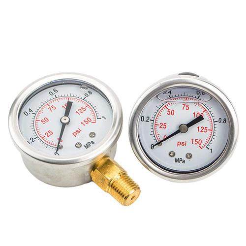 极速耐震压力表YN40YN50轴向YN40ZGYN50Z水压气压表液压油压表防