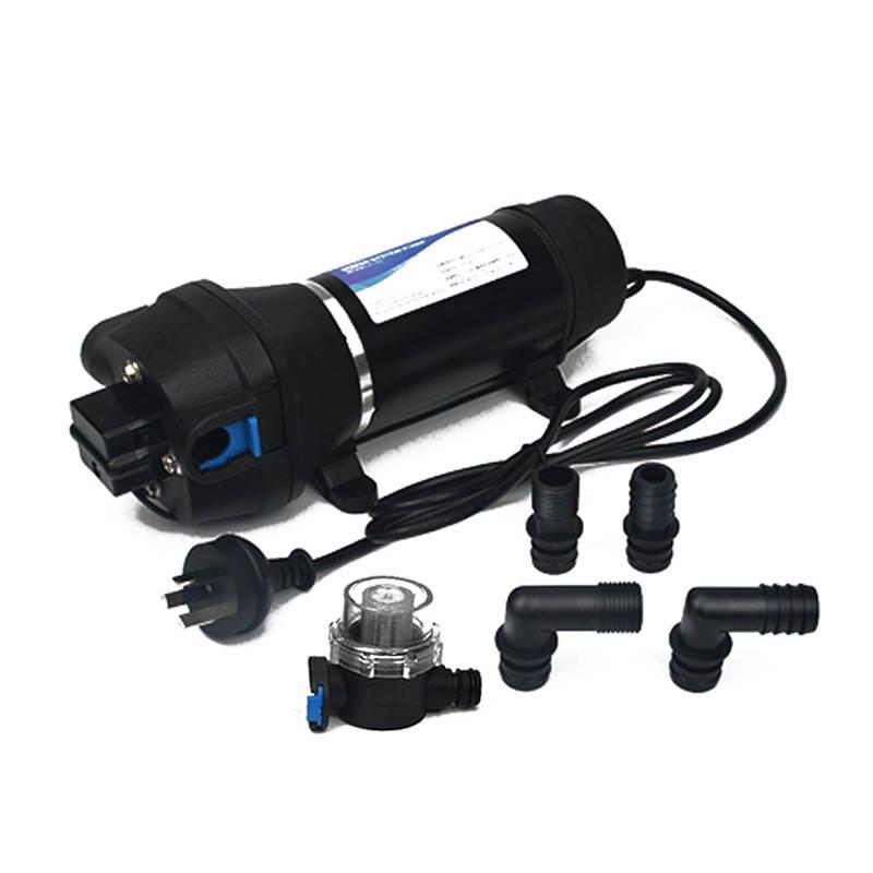 极速12v2f4v自动启停大流船用游艇房车直流电动自吸增压水泵隔膜