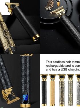 极速USB Vintage T9 0mm tElectric Hair Trimmer For Man Cordle