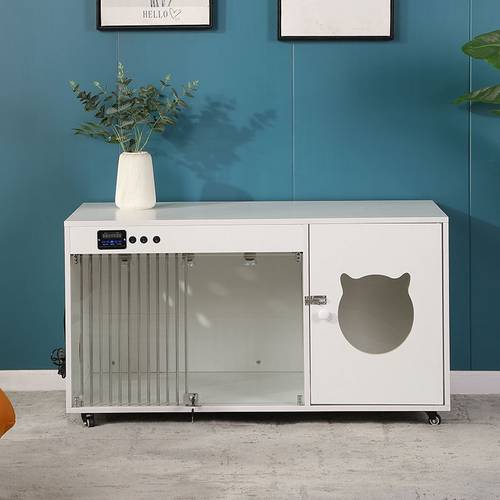 极速实木猫笼子豪华别o墅家用室内超大猫舍恒温木质猫产房笼子定