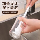新品 奶瓶刷硅胶杯刷长柄婴儿专用C洗奶瓶清洁刷无死角洗玻璃杯清