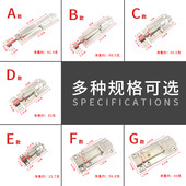 极速不锈钢插销门栓防盗门木门304明装 插销卫生T间左右插销锁门扣