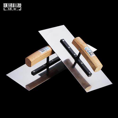 极速大号抹泥刀 j不锈钢 加厚泥板小号灰匙抺灰抺子摸泥刀装修贴