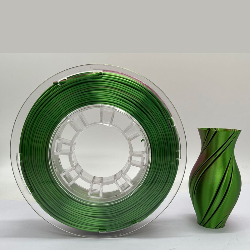 极速丝绸双色f三色3d打印耗材 德之健1.75mm1KG线材丝绸双色耗材