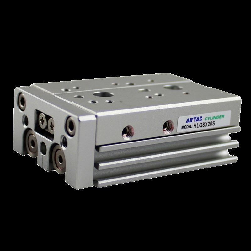 极速亚德客精密滑台气缸HLQ6/HLQ8/HyLQ12X10X20X30X40X50X75X100