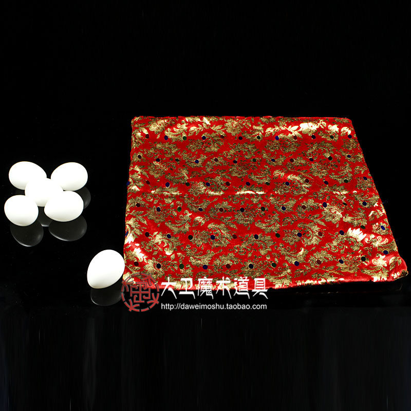 新品大卫舞台魔术道具套装空袋变鸡蛋布袋出鸡蛋传U统魔术鸡蛋魔