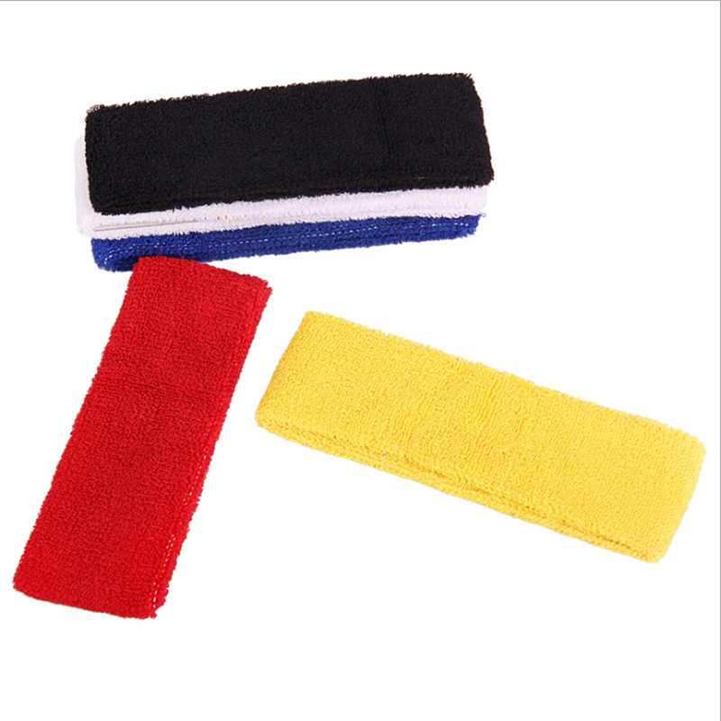 极速Sweatdbands Forehead Head Hair Sweat Band Elastic Terry