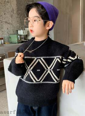 极速Autumn and winter clothes new boys sweaterS 2021 leisur