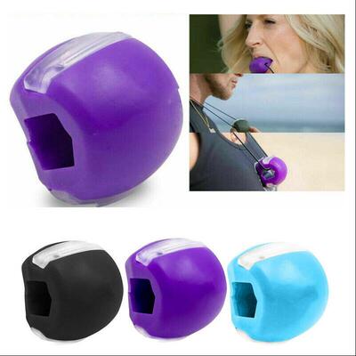 极速JawLiene Chin Lift Facial Masseter Ball Fitness Face Mas