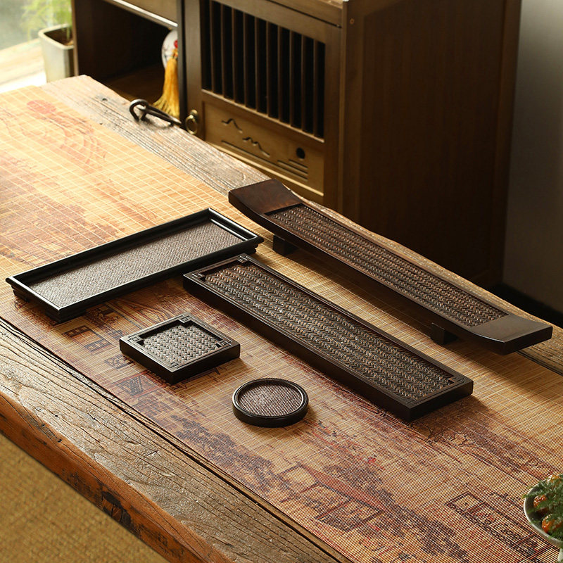 极速竹制茶托盘藤编奉茶茶盘竹干泡台复古功M夫茶具托盘老式怀旧,餐饮具,茶盘,淘宝优惠券,粉丝福利购,淘宝优惠卷