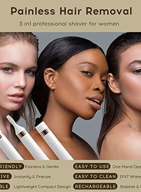 极速Facial Hair Removal for WomenD  Electric Facial Razors f