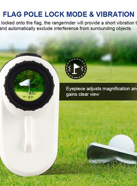 极速5m~600m Lhaser Rangefinder Monocular Telescopes 7X Magni