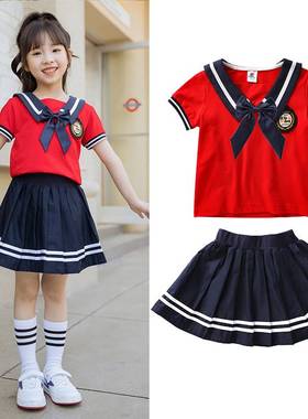 极速Kindergarten uniform, sailor suit, navy style cWlass sui