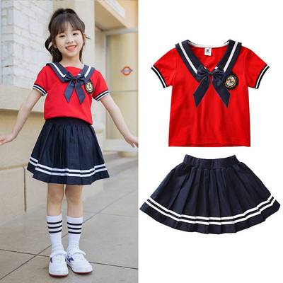 极速Kindergarten uniform, sailor suit, navy style cWlass sui