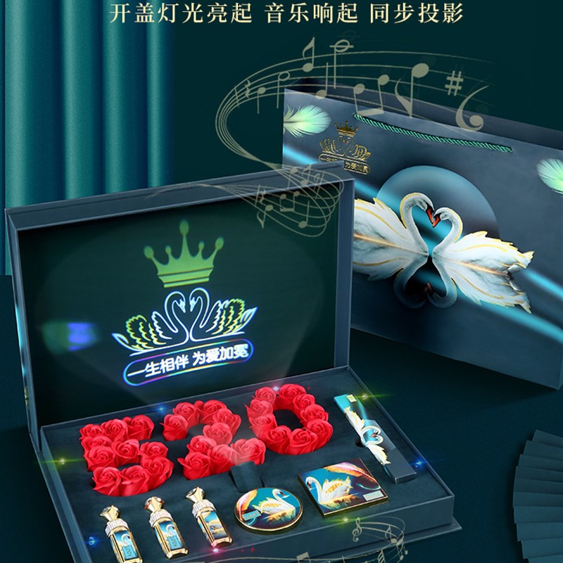 极速香皂a花礼盒口红套装圣诞节礼物送女友闺蜜惊喜创意实用生日