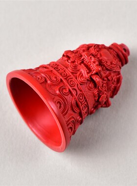 新品天然红砂铃铛降魔铃醒y狮吊坠真品护身符男原矿女小挂件