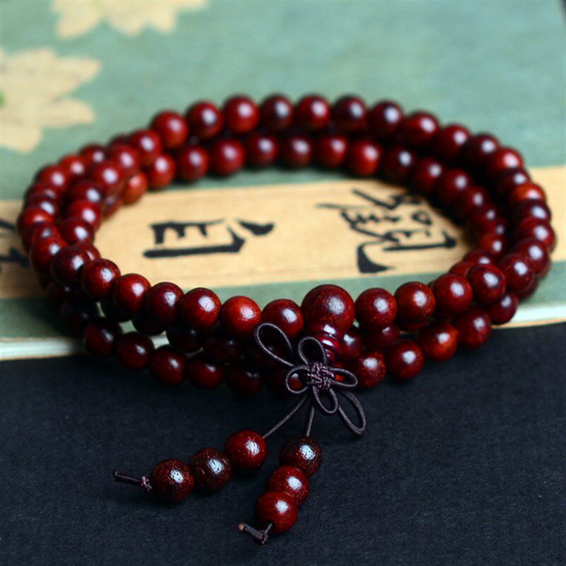 极速小叶紫檀木佛珠手y链108颗念珠男女款手串