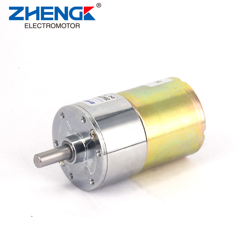 极速ZHENGK正科 ZGA37RG微型可调速正反转直流减R速电机中心轴12V