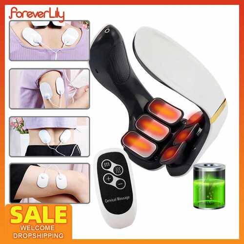 极速6 Zones gTENS Electric Pulse Intelligent Neck Massager W