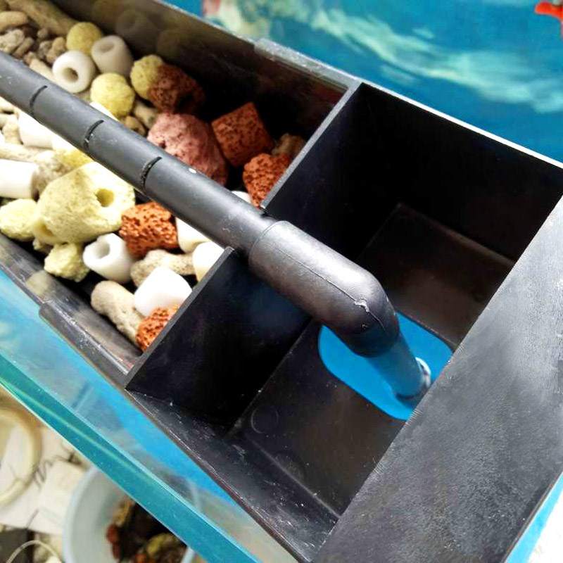 极速自制下水培鱼乌龟顶部过w滤盒过滤棉净水器整体鱼缸水槽设备