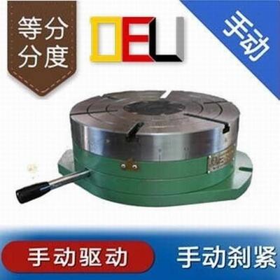 德力TG51400 高精度精密手动刹紧等分回转工作台转台分度盘分度台