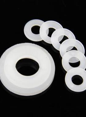 现货 DIN125(GB97) 平垫圈 尼龙PA66白色 可定 制