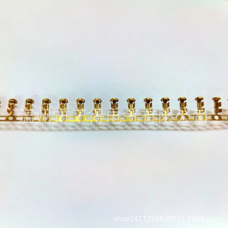 保险端子5*20触点横带5*20保险丝端子铜接线端子6000只/盘