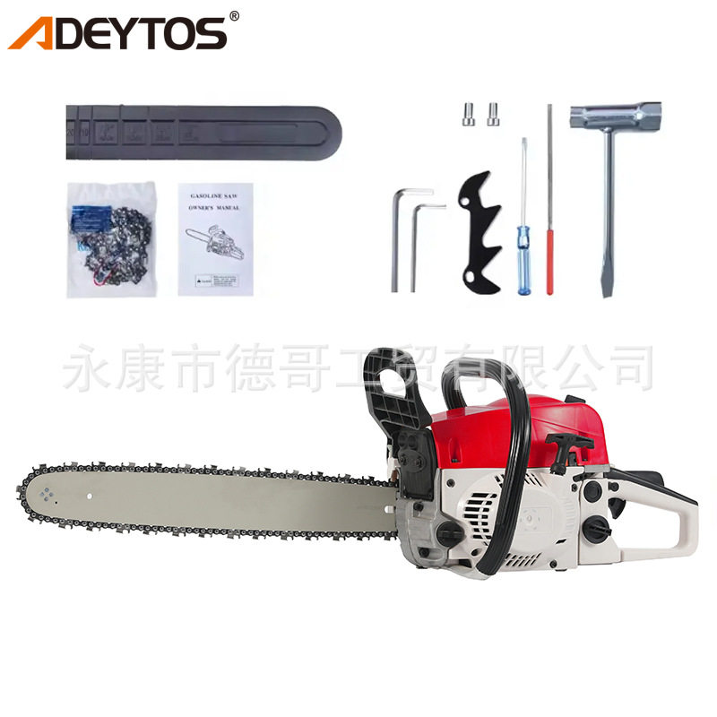 ADEYTOS5800油锯伐木锯二冲程大功率省油砍树工具便携式家用链锯