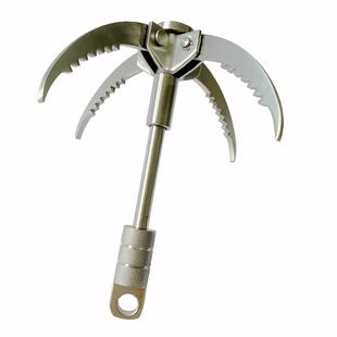 户外求生勾子不锈钢飞虎爪钩野外攀岩登山钩攀登爪勾打捞锚钩工具