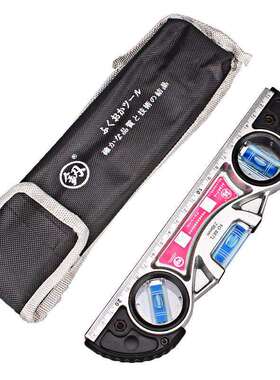 福冈工具FO-8871水平尺铝合金蓝泡可敲击水平尺装修测量平衡尺子