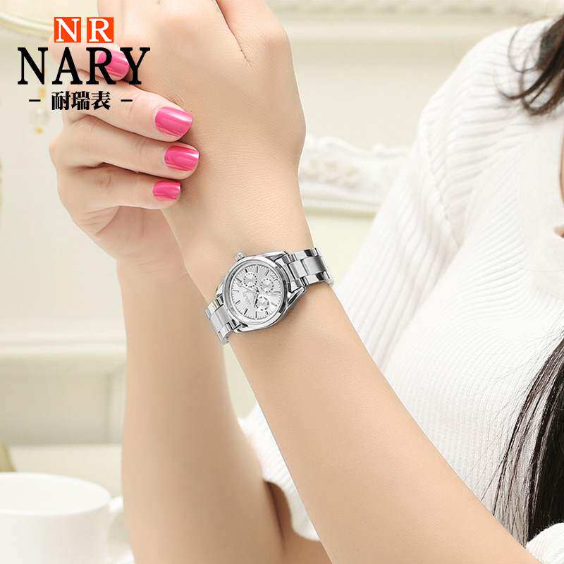 耐瑞爆款时尚情侣手表女名表石英表6127