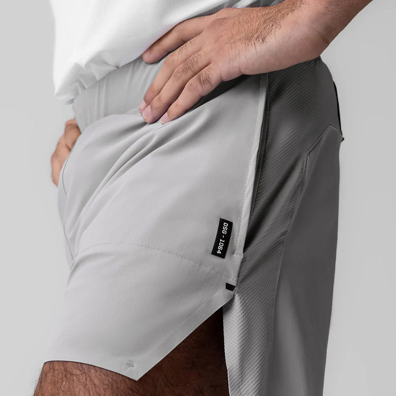 男装夏季男士短裤美式青年潮流无缝速干短裤男多袋拉链跑步五分裤,男装,短裤,淘宝优惠券,粉丝福利购,淘宝优惠卷