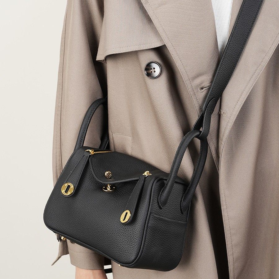 2025秋冬新款百搭头层牛皮斜挎女包时尚百搭通勤手提斜挎包,箱包皮具/热销女包/男包,通用款女包,淘宝优惠券,粉丝福利购,淘宝优惠卷