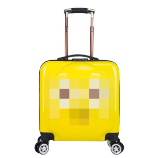 儿童拉杆箱行李箱贴纸拉杆书包凹凸3D密码登机箱旅行箱万向静音轮