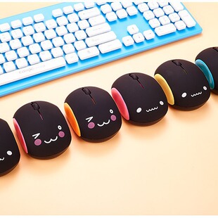 可充电无线鼠标馒头鸡蛋可爱男女生静音可充电式2.4G萌款