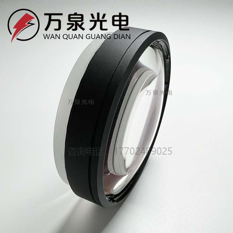 热销胶合双凸透镜光学实验双凸玻璃透镜物理教学S器材平凸凹凸透